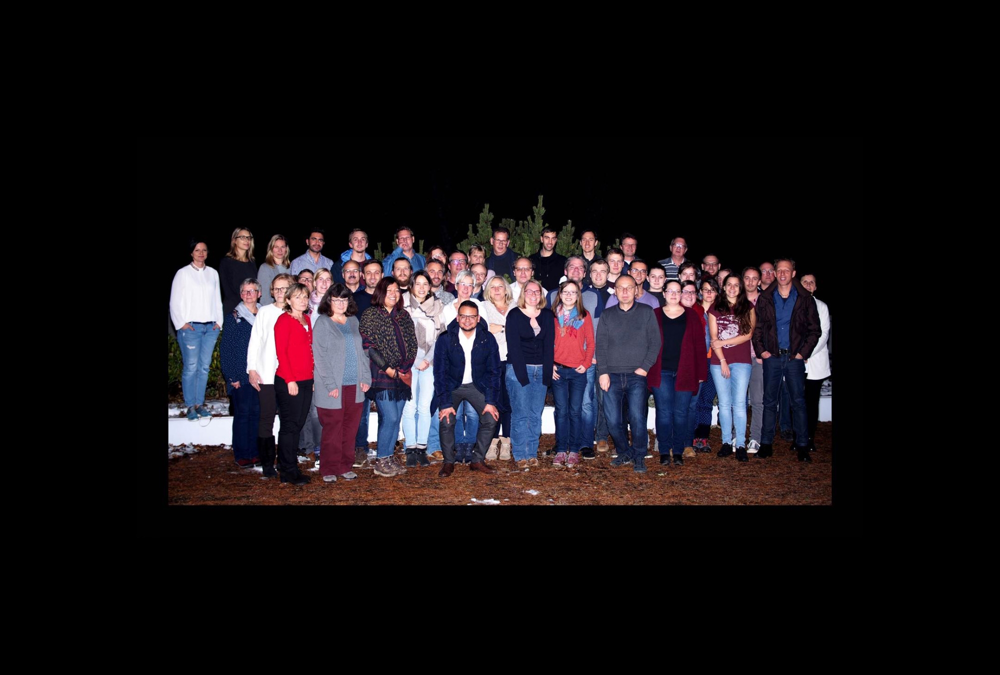 Gruppenbild der Mitarbeiter des Lehrstuhls